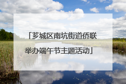 芗城区南坑街道侨联举办端午节主题活动
