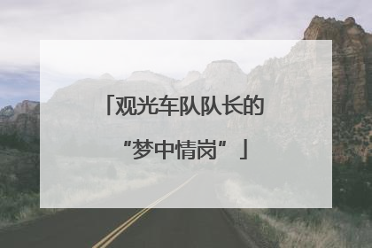 观光车队队长的“梦中情岗”