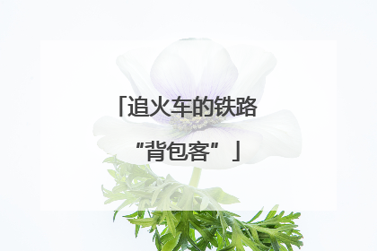 追火车的铁路“背包客”