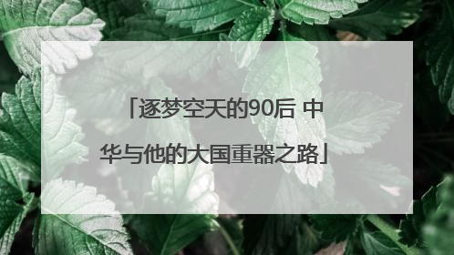 逐梦空天的90后 中华与他的大国重器之路