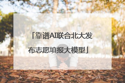 靠谱AI联合北大发布志愿填报大模型