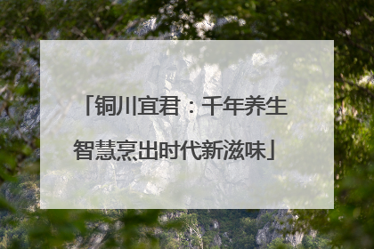铜川宜君：千年养生智慧烹出时代新滋味
