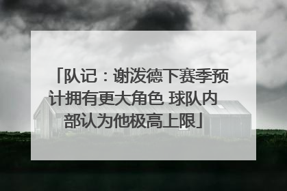 队记：谢泼德下赛季预计拥有更大角色 球队内部认为他极高上限