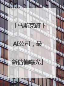 马斯克旗下AI公司，最新估值曝光