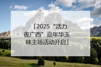 2025“活力夜广西”嘉年华玉林主场活动开启