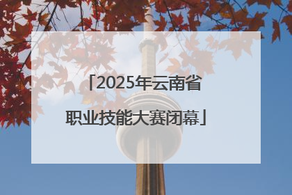 2025年云南省职业技能大赛闭幕