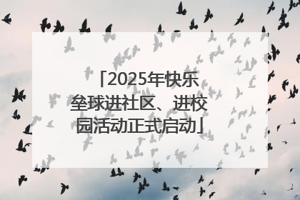 2025年快乐垒球进社区、进校园活动正式启动
