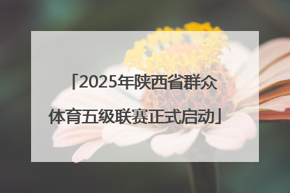 2025年陕西省群众体育五级联赛正式启动