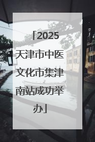 2025天津市中医文化市集津南站成功举办