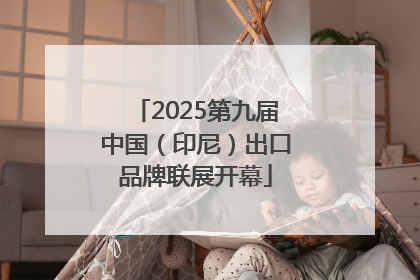 2025第九届中国（印尼）出口品牌联展开幕