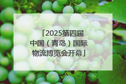 2025第四届中国（青岛）国际物流博览会开幕