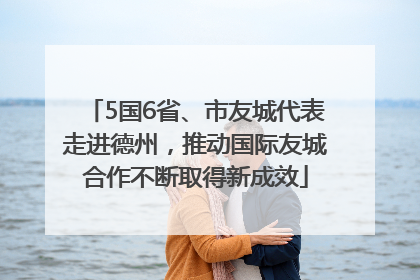 5国6省、市友城代表走进德州，推动国际友城合作不断取得新成效