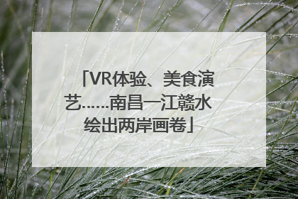 VR体验、美食演艺……南昌一江赣水绘出两岸画卷